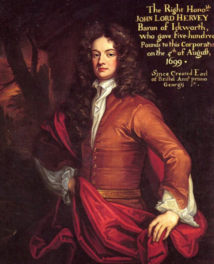 John Hervey (1665-1751), 1st Earl of Bristol. Courtesy of St Edmundsbury Borough Council